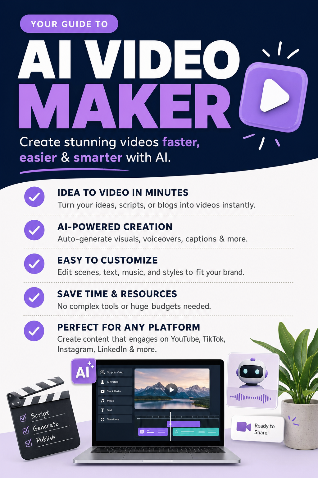 video maker AI image prompt example