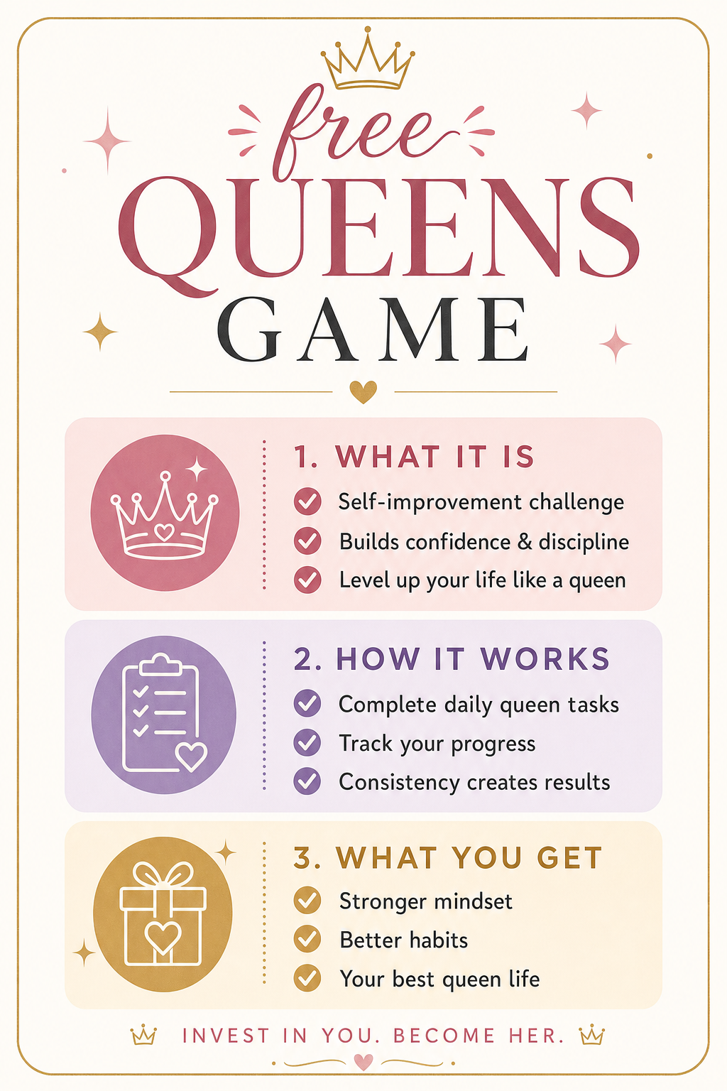 free queens game AI image prompt example