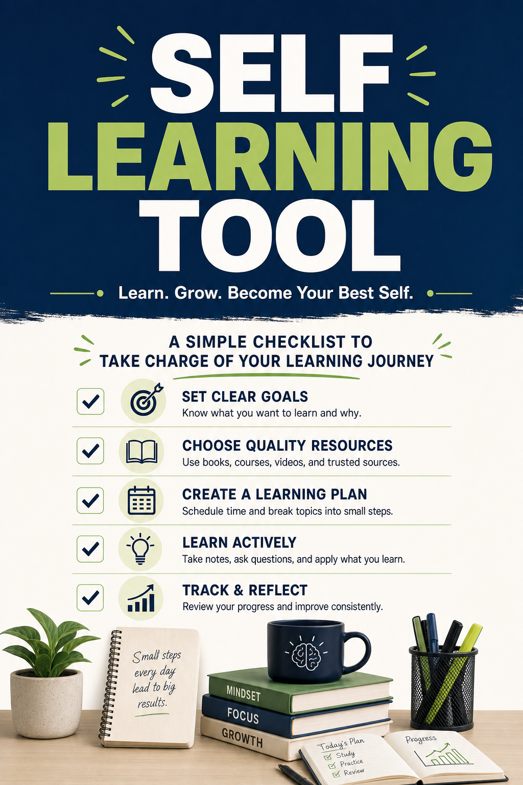 self learning tool AI image prompt example