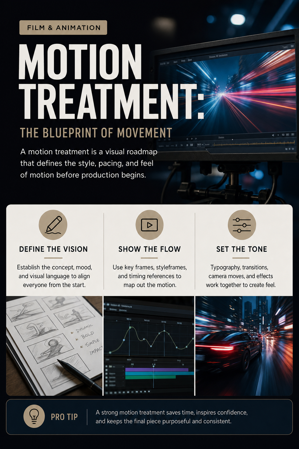 motion treatment AI image prompt example