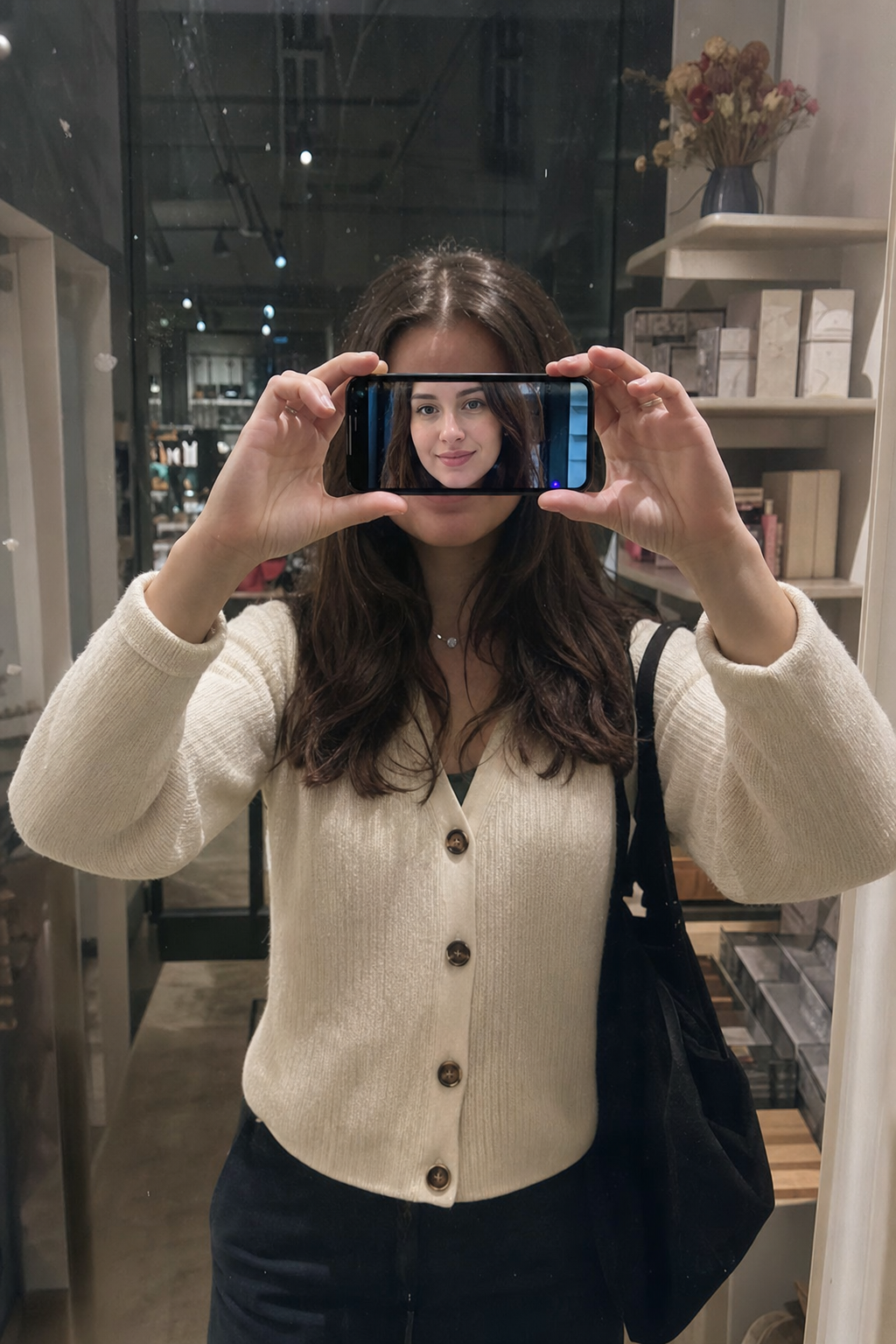 ultra-realistic creative portrait taken iphone identity AI image prompt example